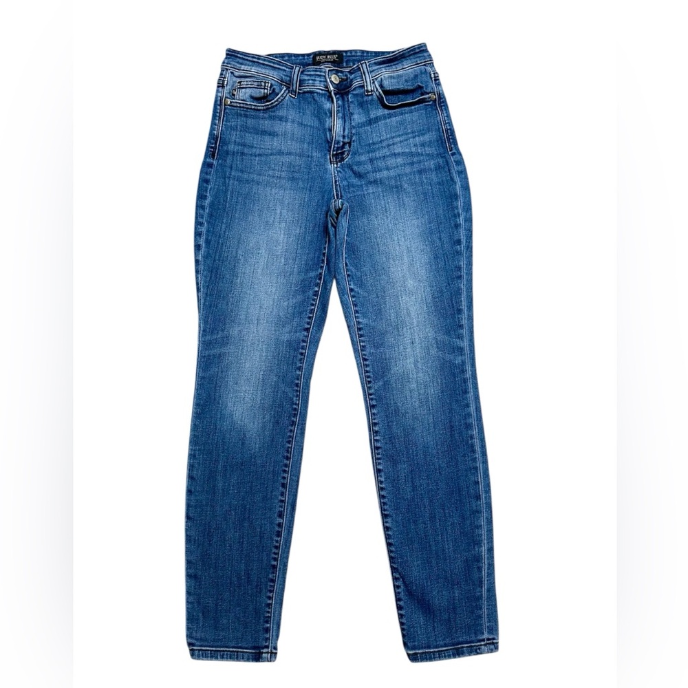 Judy Blue Women's High-Rise Skinny Jeans - Medium Blue Wash